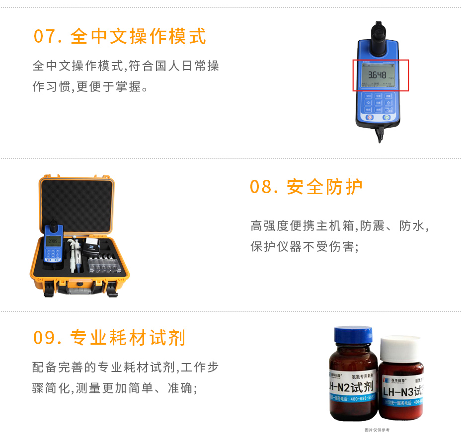 LH-NHN2M便攜式氨氮快速測定儀